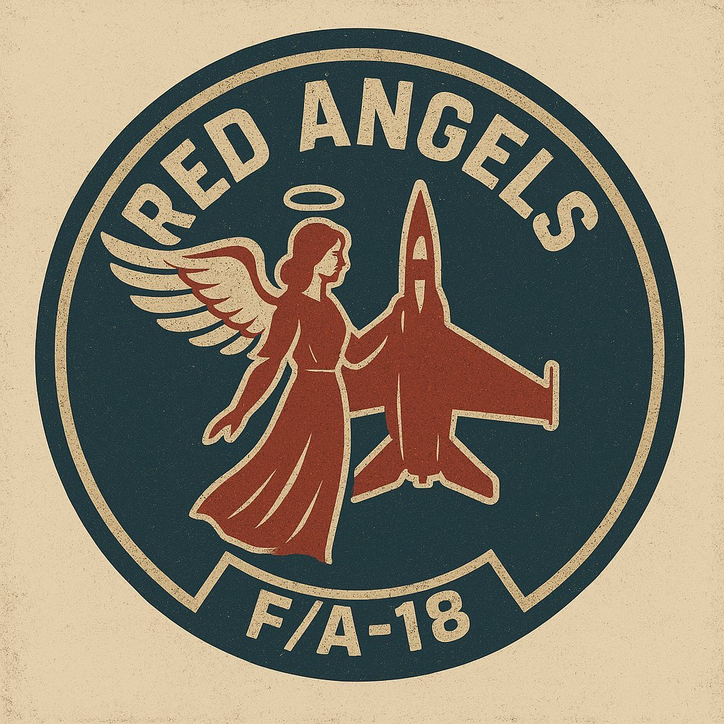 Red Angels F/A-18 Patch